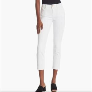 7 for all Mankind Kimmie Crop white Jeans 25 EUC